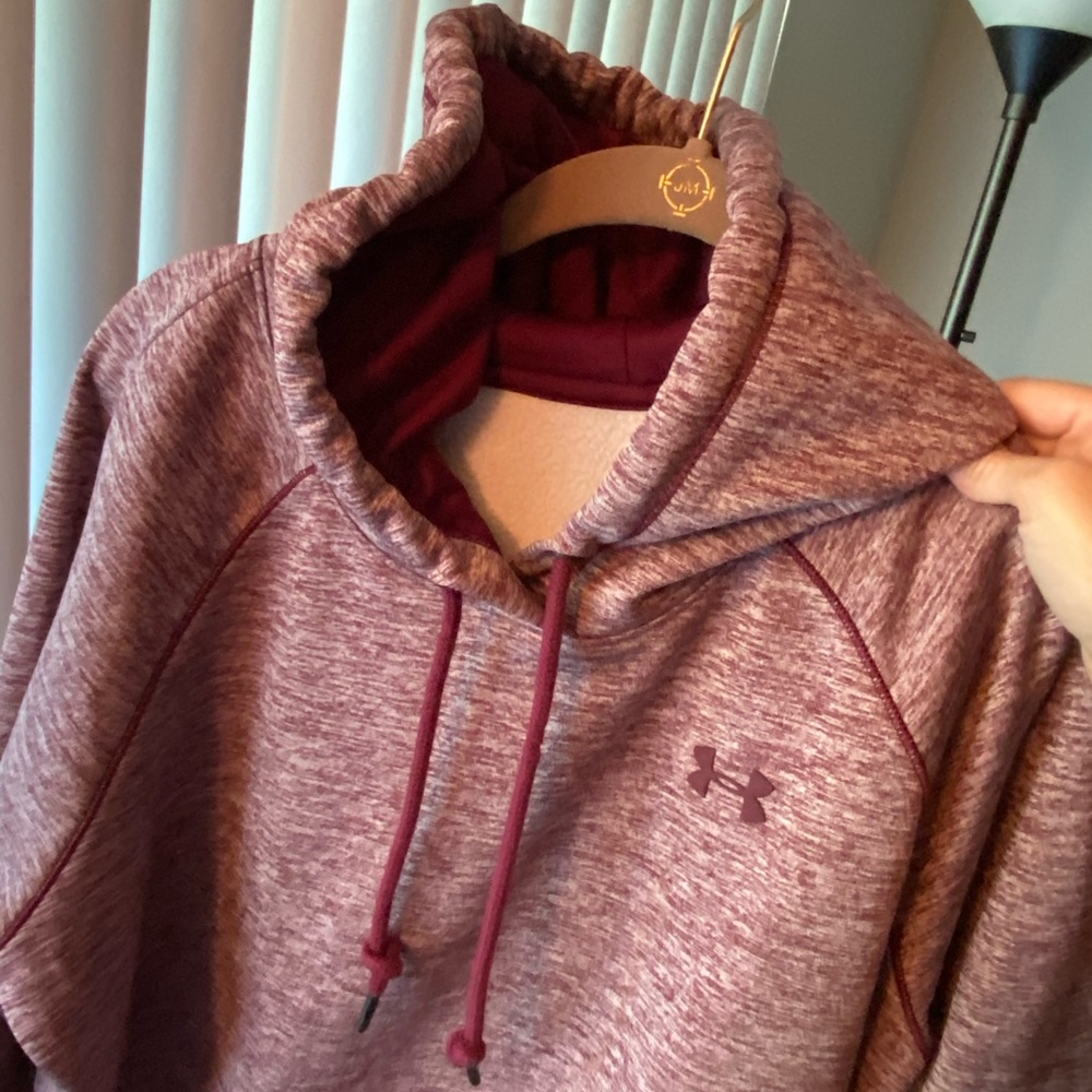 Under Armour Storm Hoodie New Without Tags Maroon - Picture 8 of 9